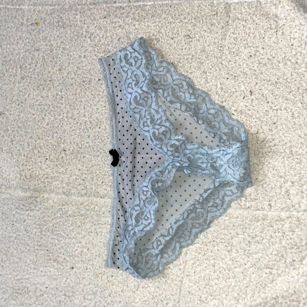 Womens Aqua Lace Victorias Secret Panties